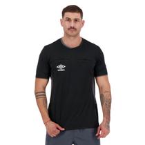 Camisa Masculina Juiz Árbitro Árbitragem TWR Fit Preta Camisa Masculina Juiz Árbitro Árbitragem TWR Fit Preta