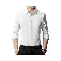 Camisa Masculina Leve de Luxo - Sem Passar, Anti-rugas e Alta Elasticidade