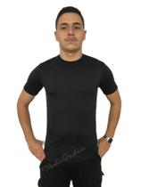 Camisa Masculina Lisa Proteção Solar UV 50 Manga Curta Em Tecido Suplex