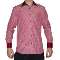 Camisa Masculina Luiz Eugenio Slin Conforto 8226 Camisa Masculina Luiz Eugenio Slin Conforto 8226