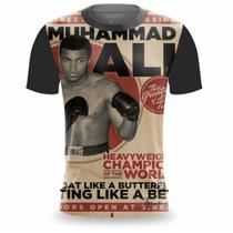 Camisa Masculina Lutador Mohammed Ali Boxeador esporte Leve e confortável