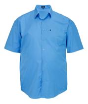 Camisa Masculina Manga Curta Clássica Plus Size C/bolso 3034