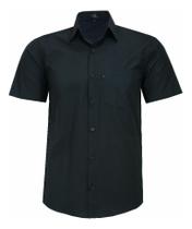 Camisa Masculina Manga Curta Com Bolso Fácil De Passar 3032