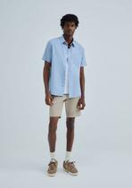 Camisa Masculina Manga Curta Com Bolso