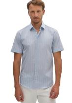 Camisa Masculina Manga Curta Flamê Listrada Hangar 33 77486