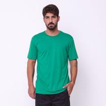 Camisa Masculina Manga Curta Gola Careca Uniforme Verde Bandeira-