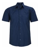 Camisa Masculina Manga Curta Lbl Clássica Com Bolso 3034