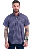 Camisa Masculina Manga Curta Texas Farm - CAC731 - Xadrez