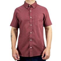 Camisa Masculina Manga Curta Xadrez Com Bolso Riverton Camisa Masculina Manga Curta Xadrez Com Bolso Riverton