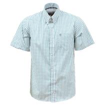 Camisa Masculina Manga Curta Xadrez Verde Tuff 37614 Camisa Masculina Manga Curta Xadrez Verde Tuff 37614