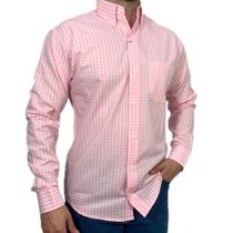 Camisa Masculina Manga Longa 100% Algodao Classic