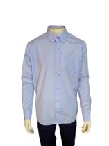 Camisa Masculina, Manga Longa, com bolso e botão na gola, 1835 Mod. regular, fácil de passar Camisa Masculina, Manga Longa, com bolso e botão na gola, 1835 Mod. regular, fácil de passar