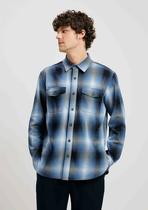 Camisa Masculina Manga Longa Comfort Xadrez Flanelada - Hering