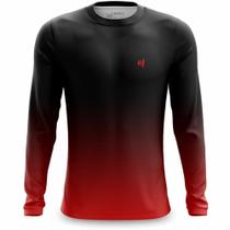 Camisa Masculina Manga Longa CTreino Estampada Proteção UV Academia Corrida Malhação Poliést - Efect Camisa Masculina Manga Longa CTreino Estampada Proteção UV Academia Corrida Malhação Poliést - Efect