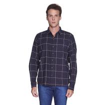 Camisa Masculina Manga Longa Estampa Xadrez Camisa Masculina Manga Longa Estampa Xadrez