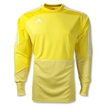 Camisa Masculina Manga Longa Goleiro Com Cotoveleira Amarela