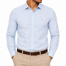 Camisa Masculina Manga Longa Ogochi 001550002 Azul Camisa Masculina Manga Longa Ogochi 001550002 Azul