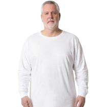 Camisa Masculina Manga Longa Plus Size Malha Fria