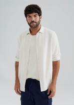 Camisa Masculina Manga Longa Slim Com Linho Camisa Masculina Manga Longa Slim Com Linho