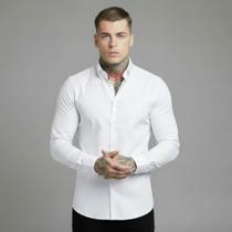 Camisa Masculina Manga Longa Social Slim Fit - Volgue Camisa Masculina Manga Longa Social Slim Fit - Volgue