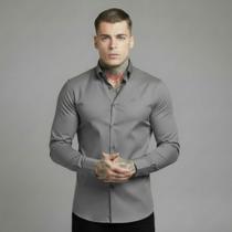 Camisa Masculina Manga Longa Social Slim Fit Camisa Masculina Manga Longa Social Slim Fit