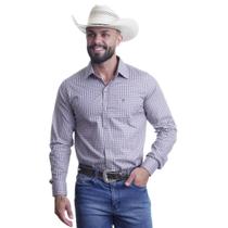 Camisa Masculina Manga Longa Texas Farm - Cal380 - Xadrez