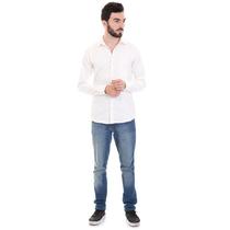 Camisa Masculina Manga Longa Veludo Cotelê 2991