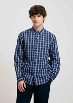 Camisa Masculina Manga Longa Xadrez