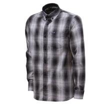 Camisa Masculina Manga Longa Xadrez Preta Wrangler 34165