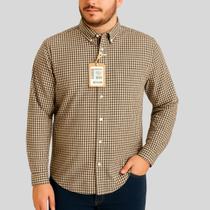 Camisa Masculina Manga Longa Xadrez Slim Hering