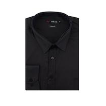 Camisa Masculina Milani ML Comfort Plus Size Preta - 75323
