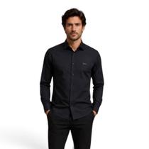 Camisa Masculina Ogochi Essencial Slim Manga Longa Esporte Fino -