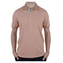 Camisa Masculina Ogochi Gola Polo Casual Slim Salmão - 7484 Camisa Masculina Ogochi Gola Polo Casual Slim Salmão - 7484
