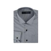Camisa Masculina Ogochi ML Essencial Preto e Branco - 001470