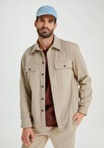 Camisa Masculina Oversized Em Veludo Cotelê - Hering