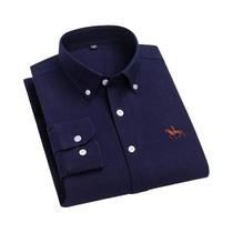 Camisa Masculina Oxford Manga Comprida - Algodão 100% - Casual, Xadrez e Listrado
