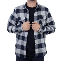 Camisa Masculina Oyhan ML Flanela Xadrez Preta - 41K1407 Camisa Masculina Oyhan ML Flanela Xadrez Preta - 41K1407