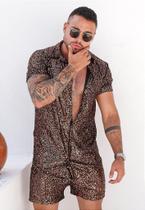 Camisa Masculina Paetê