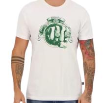 Camisa Masculina Palmeiras Algodão Dá Lhe Porco Branco