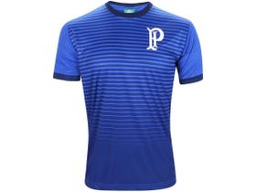 Camisa Masculina Palmeiras Supporter Stripes Azul