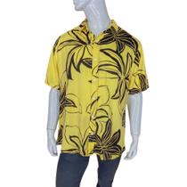 Camisa masculina plus size florida floral estampada - ALIRIO