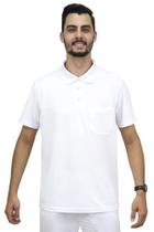 Camisa masculina polo 65% Poliéster e 35% Viscose com bolso