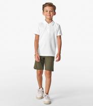 Camisa Masculina Polo Infantil Trick Nick Bege