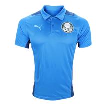 Camisa Masculina Polo Palmeiras Treino Azul 2023