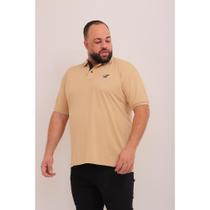 Camisa masculina polo piquet plus size com bordado robles G1/G2/G3 polo clásica