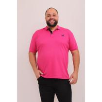 Camisa masculina polo piquet plus size com bordado robles G1/G2/G3 polo clásica