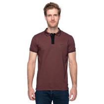 Camisa Masculina Polo Teodoro Miniprint Ricardo Jacquard