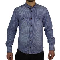 Camisa Masculina Porto e Co Slim Fit Fio 60 P054