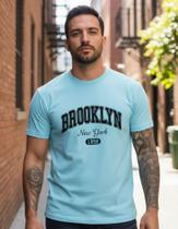 Camisa Masculina Premium Estampada Brooklyn New York Algodão