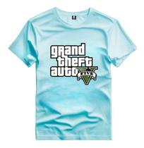 Camisa Masculina Premium Estampada Gta V Algodão Estilosa